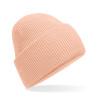 Winter hat - MOD. B385R:Peach, 100% polyester (Ash, Granite, Cloud Grey, One Size